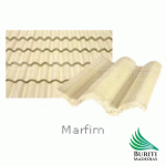 Telha Eurotop Concreto Classica Marfim